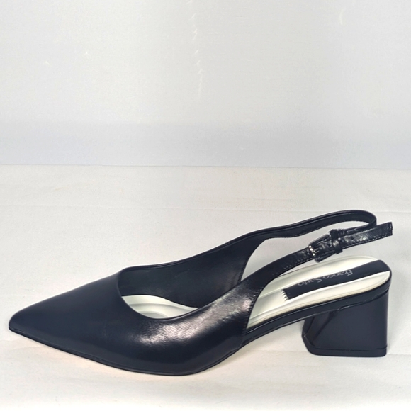 NEW Franco Sarto Womens Slingback Pump Sz 8 black - Picture 1 of 4